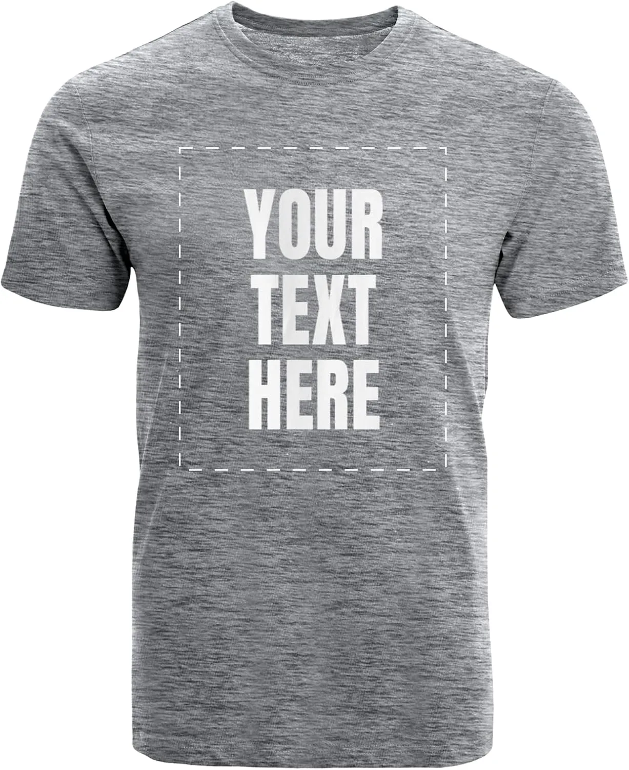 GotPrint Custom Shirt for Men, Women, Add Your Own Text Personalized T Shirts, Customizable Shirt Front/Back Soft Graphic Tee