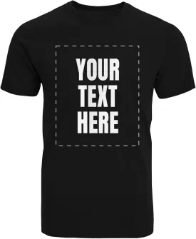 GotPrint Custom Shirt for Men, Women, Add Your Own Text Personalized T Shirts, Customizable Shirt Front/Back Soft Graphic Tee