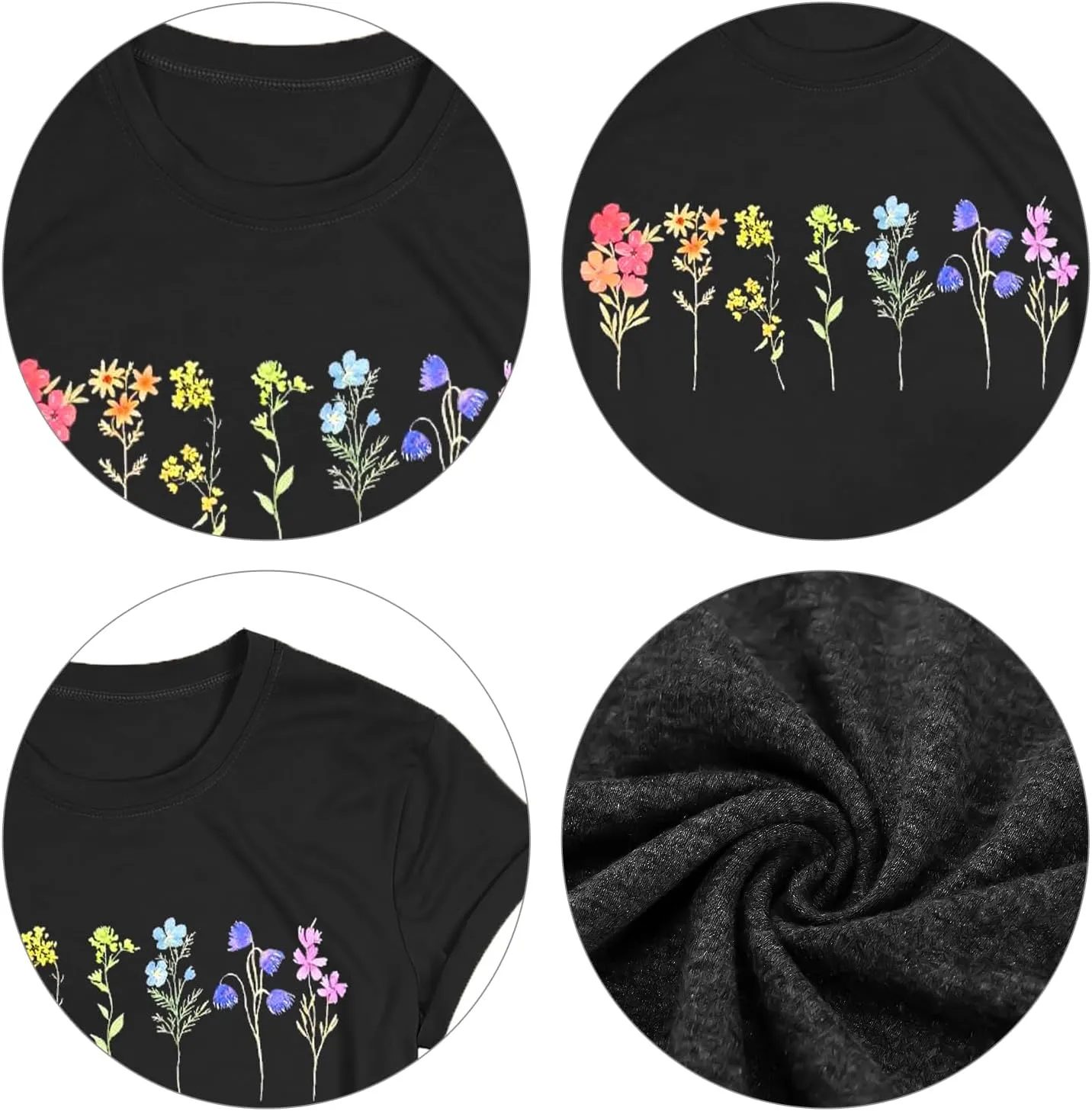 Pride Shirt Woman Cute Wildflower LGBT Pride Month Tshirt Flower LGBTQ Tees