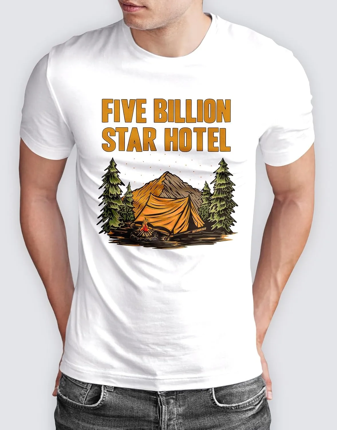 THE CEO Funny Camping T-Shirt Men's Tee with Vibrant Prints That Stay Fresh After Washes -Humorous Camp Joke Gift for Camping