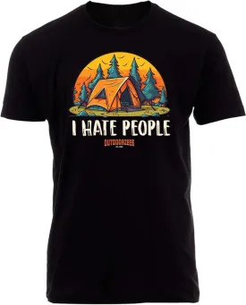 THE CEO Funny Camping T-Shirt Men's Tee with Vibrant Prints That Stay Fresh After Washes -Humorous Camp Joke Gift for Camping
