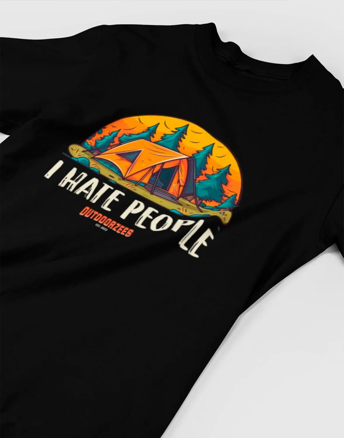 THE CEO Funny Camping T-Shirt Men's Tee with Vibrant Prints That Stay Fresh After Washes -Humorous Camp Joke Gift for Camping
