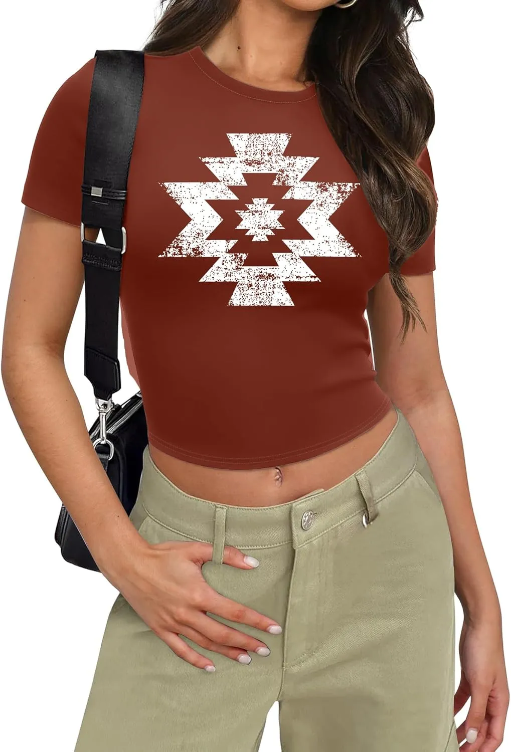 Western Shirts for Women Cowgirl Tshirt Cowboy Country Concert Outfits Summer Slim Shirt Sexy Crop Tops for Girls